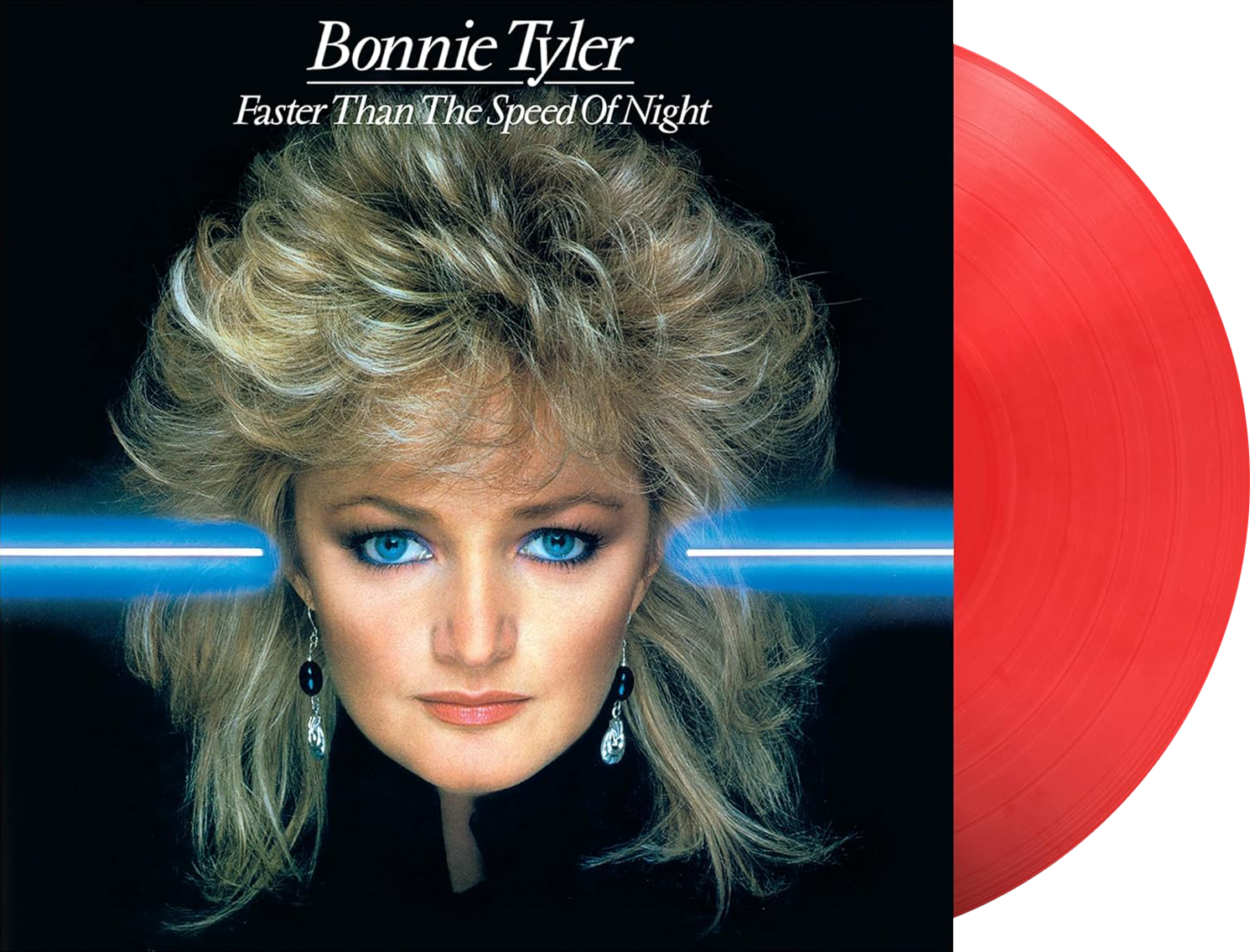 Image of Artwork for Bonnie Tyler's Faster Than the Speed of Night (Red Vinyl)